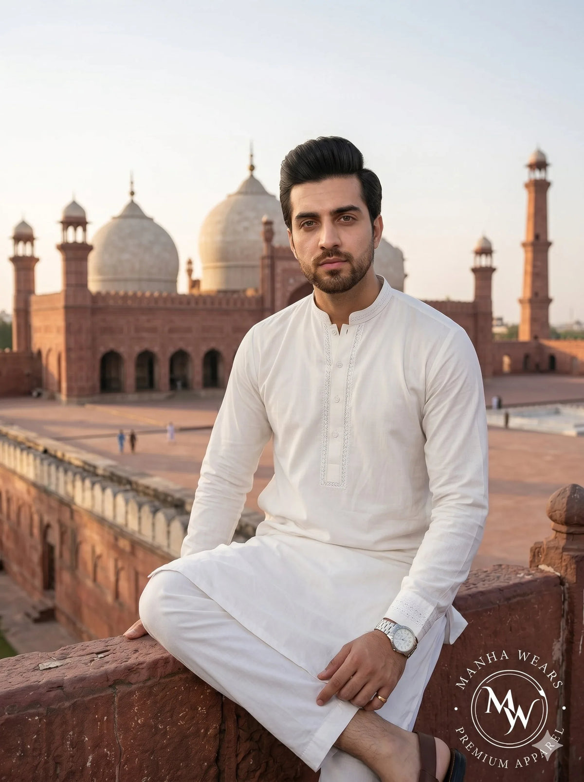 Pure White Wash & Wear— Premium Apparel | Unstitched