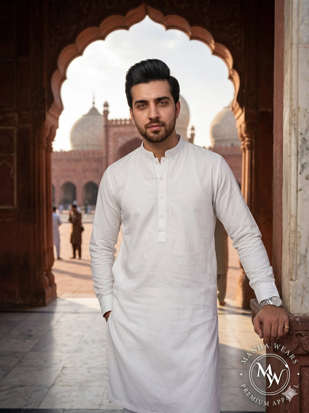 Pure White Wash & Wear— Premium Apparel | Unstitched