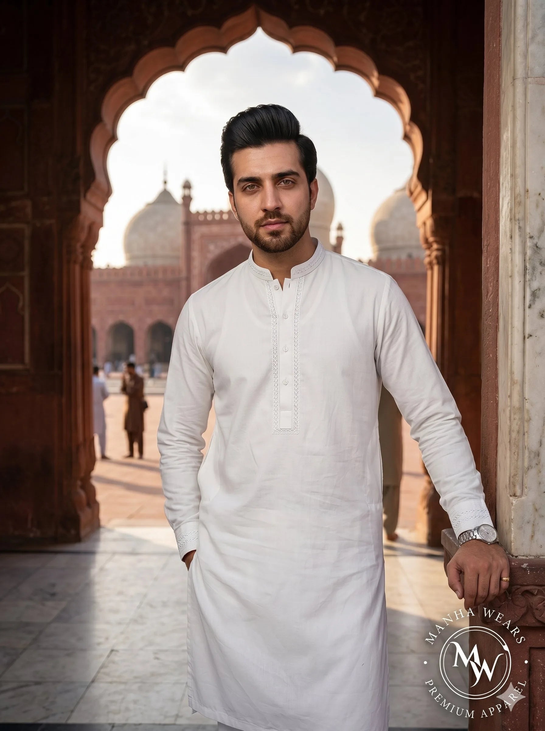 Pure White Wash & Wear— Premium Apparel | Unstitched