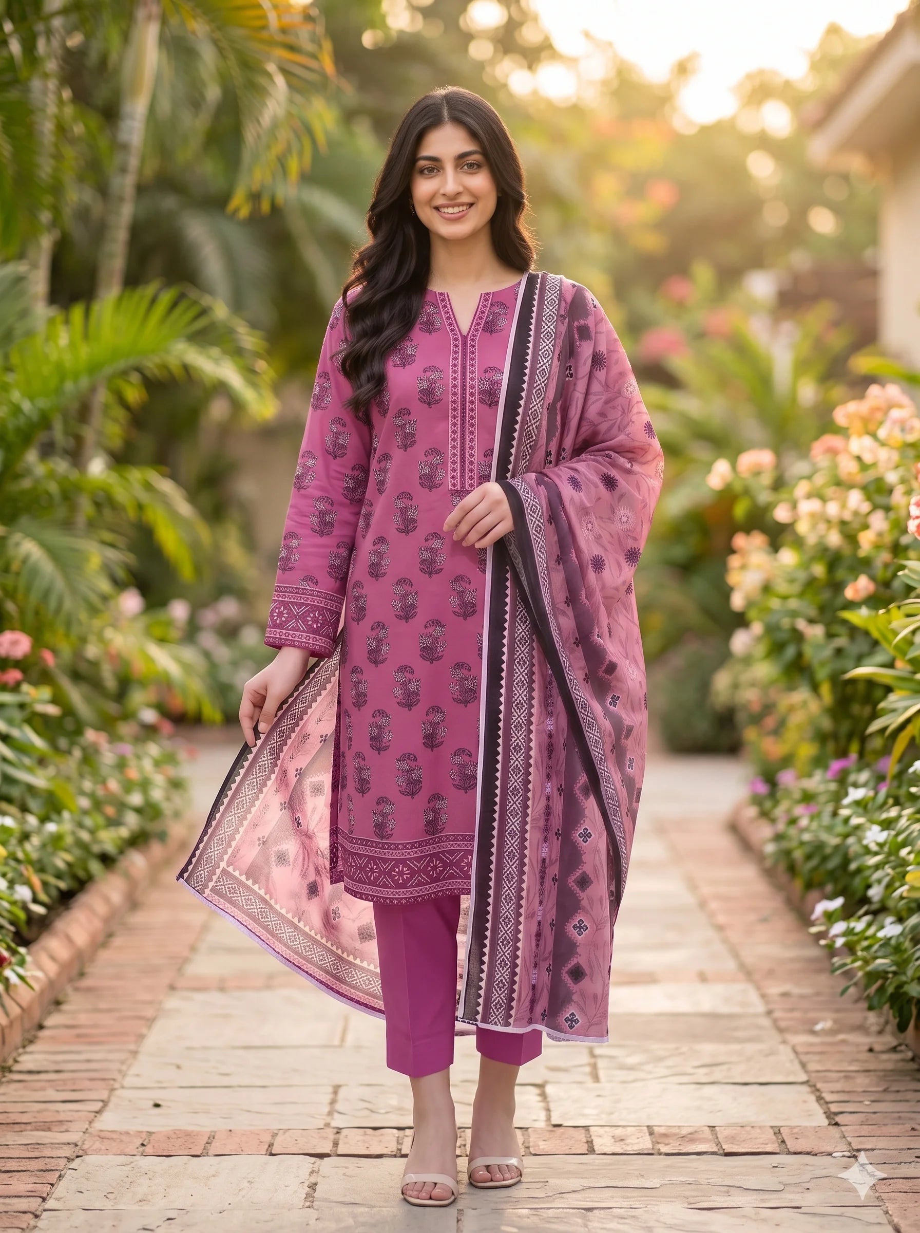Rose Orchid - 3 Piece