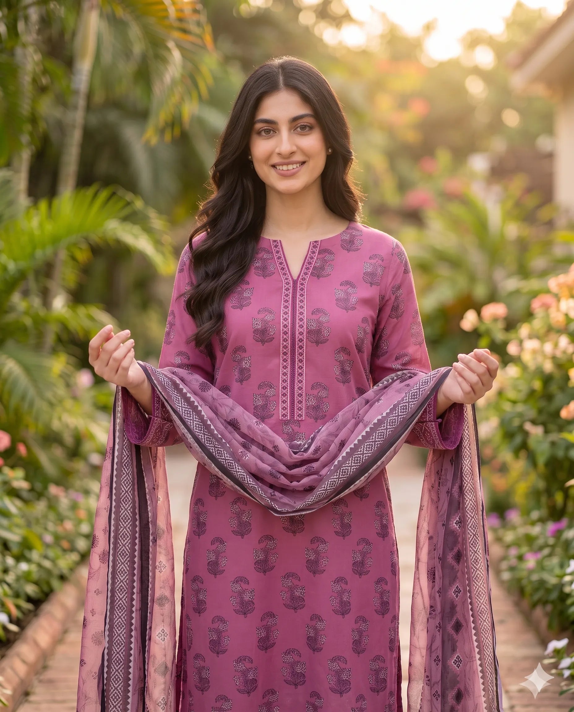 Rose Orchid - 3 Piece