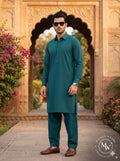 Deep Teal Emerald Wash & Wear— Premium Apparel | Unstitched
