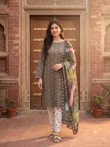 Olive Charm-3 Piece