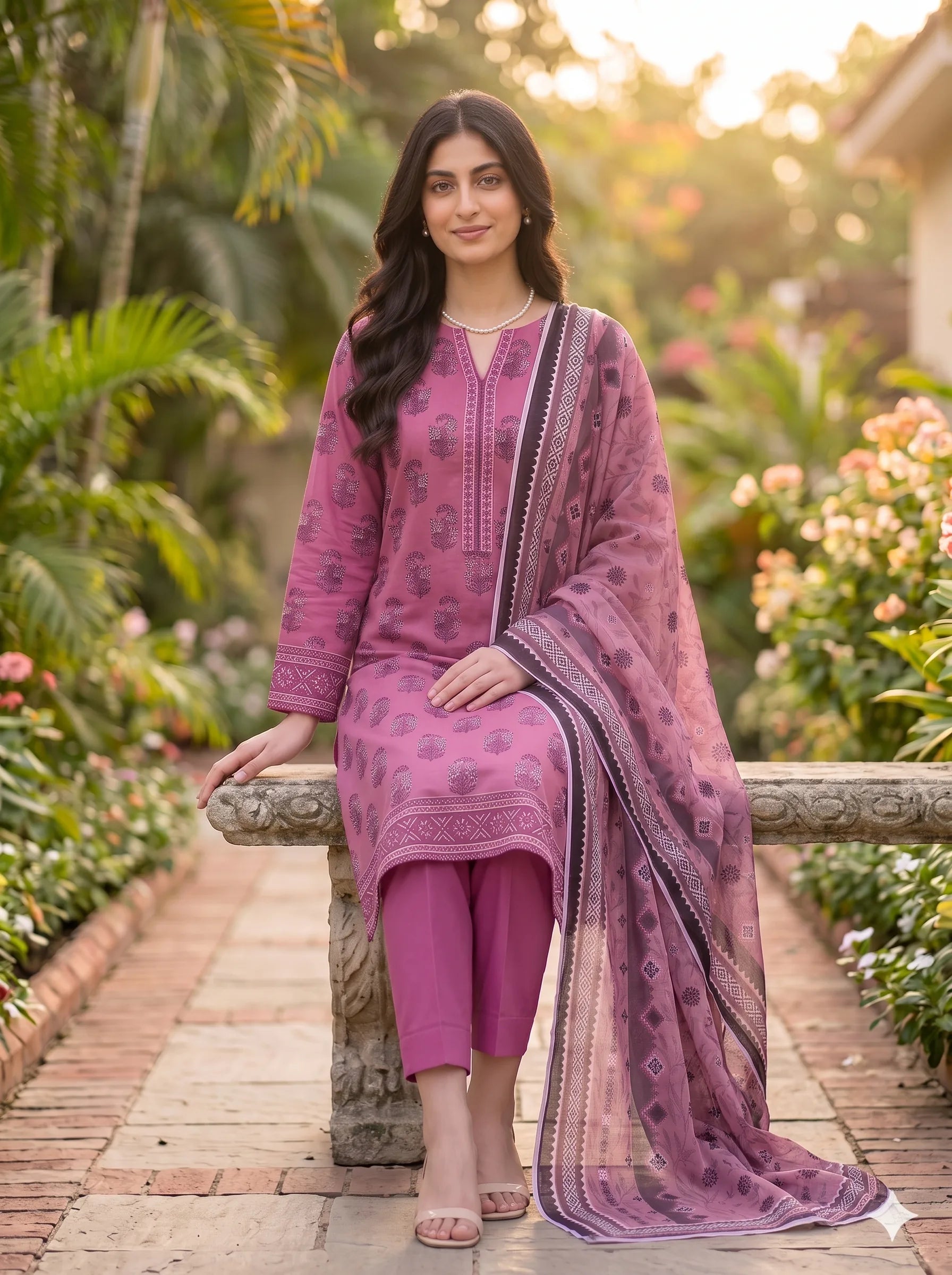 Rose Orchid - 3 Piece