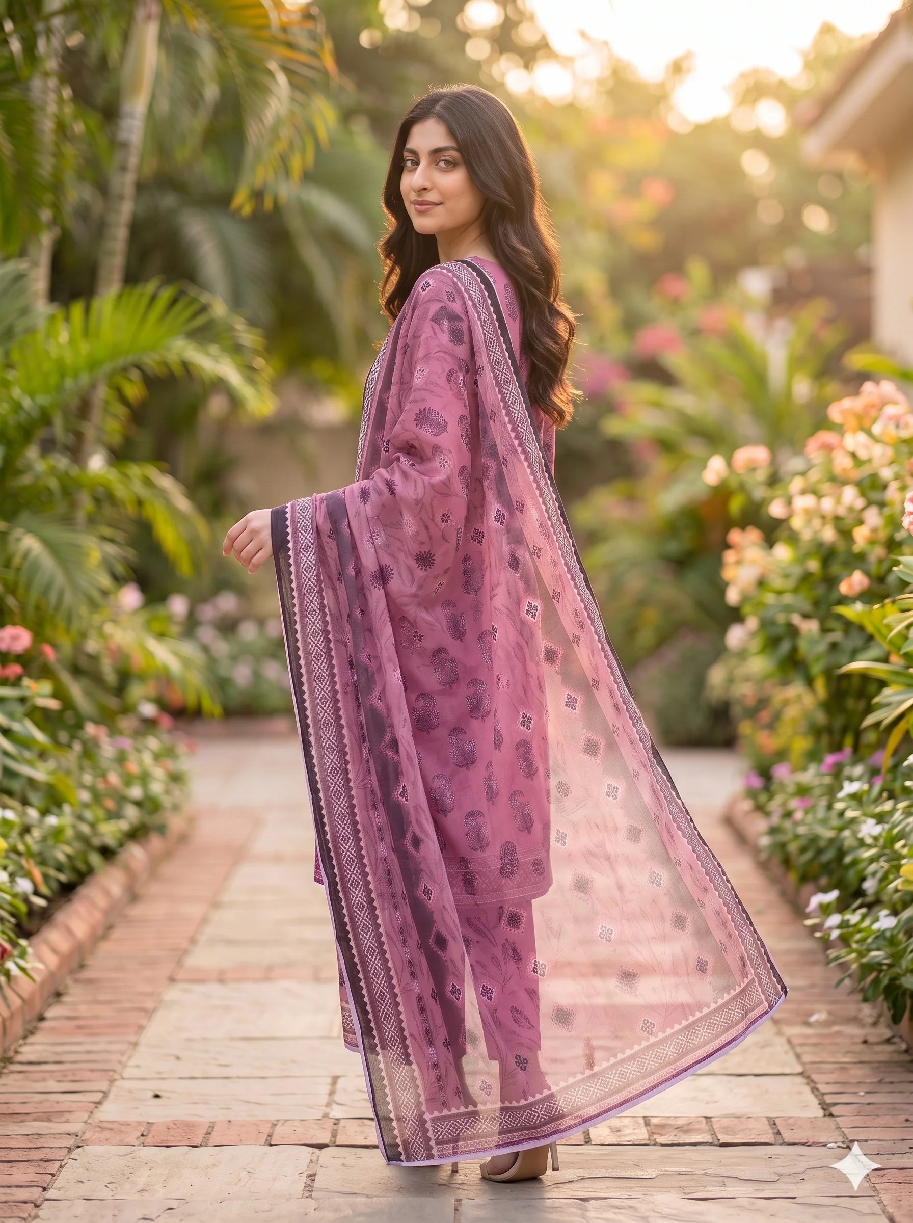 Rose Orchid - 3 Piece