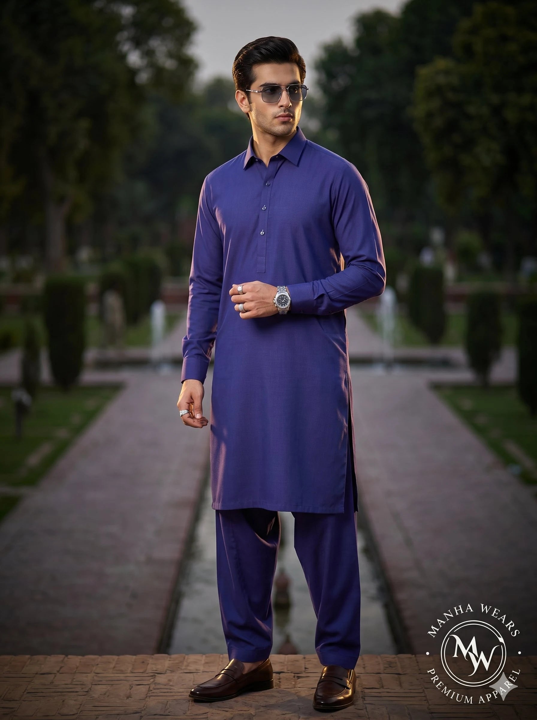Royal Blue Wash & Wear— Premium Apparel | Unstitched
