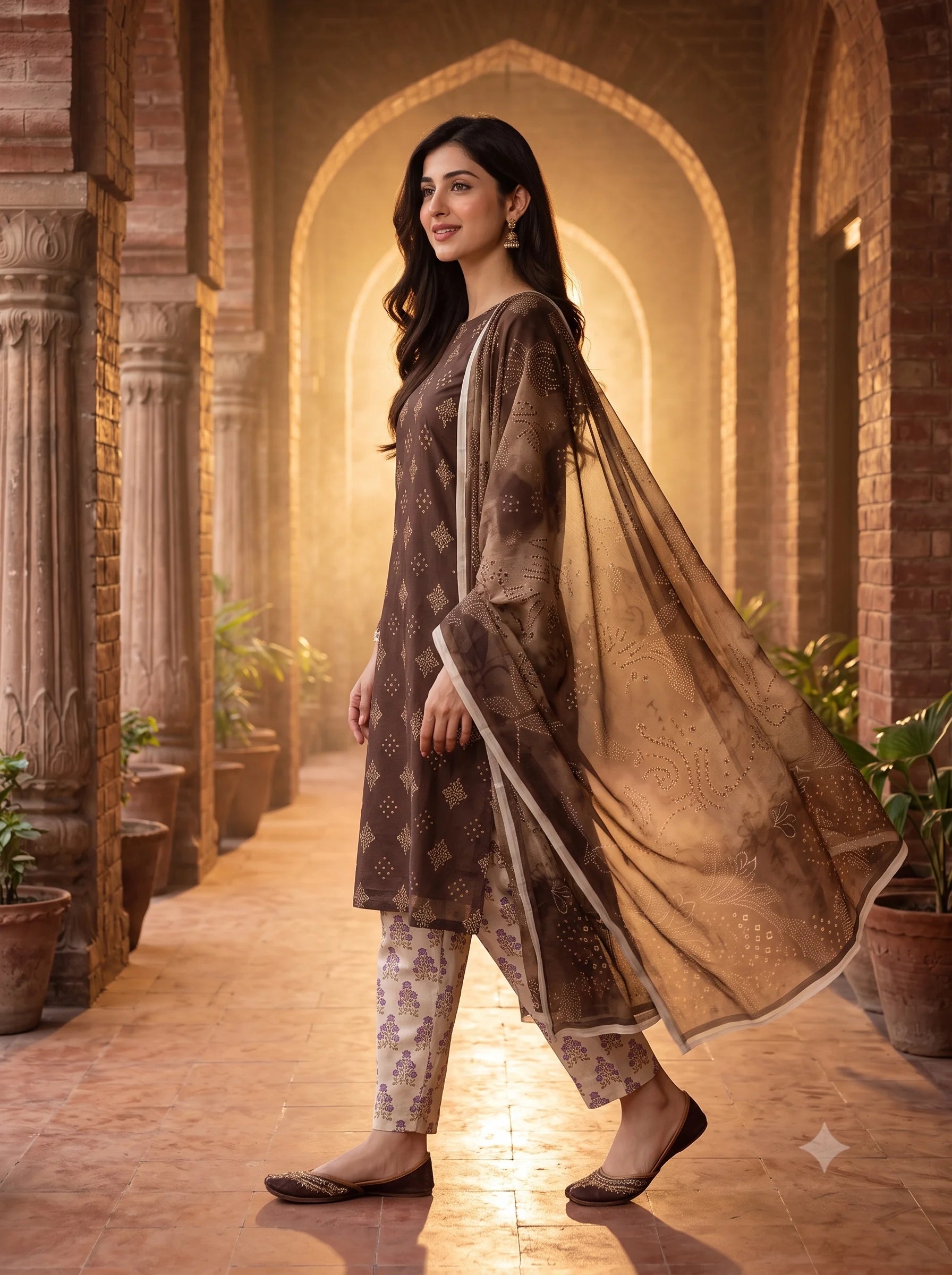 Brown Skinny - 3 Piece