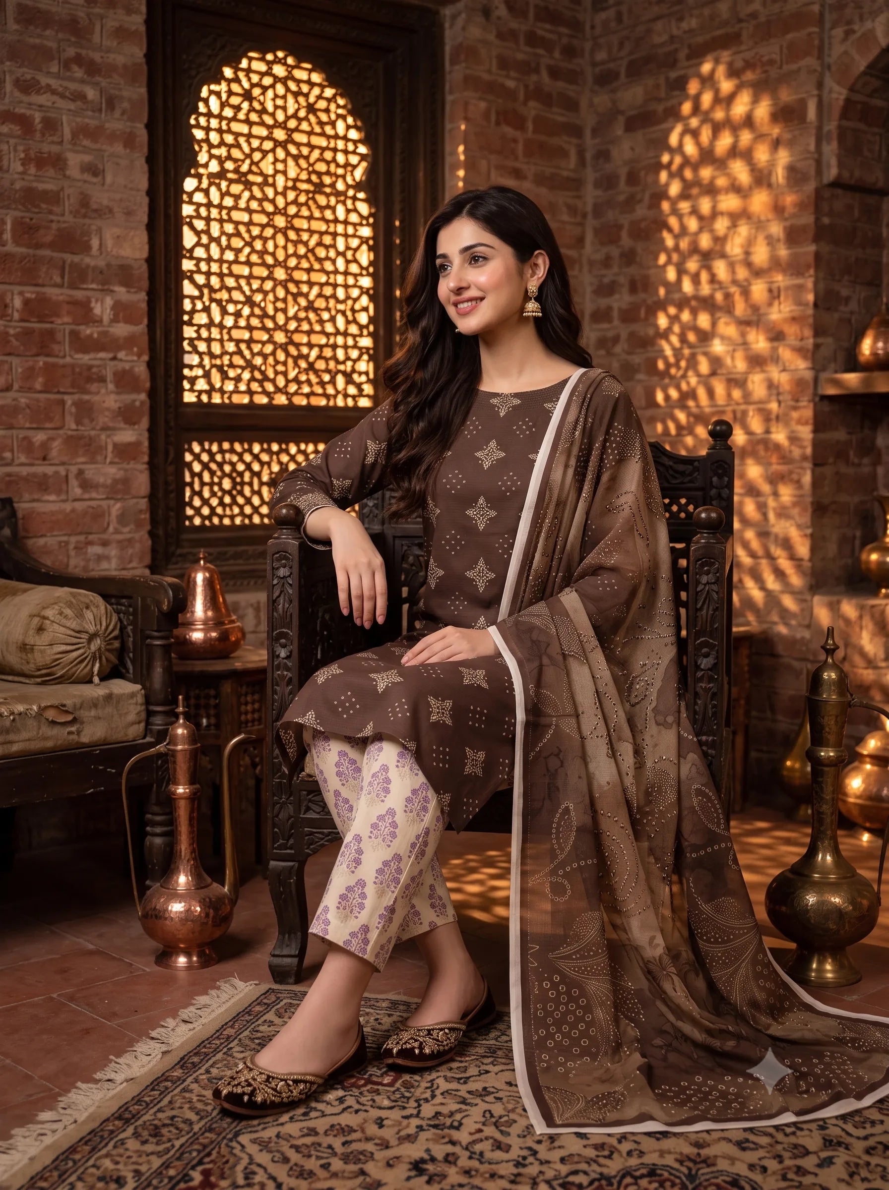 Brown Skinny - 3 Piece