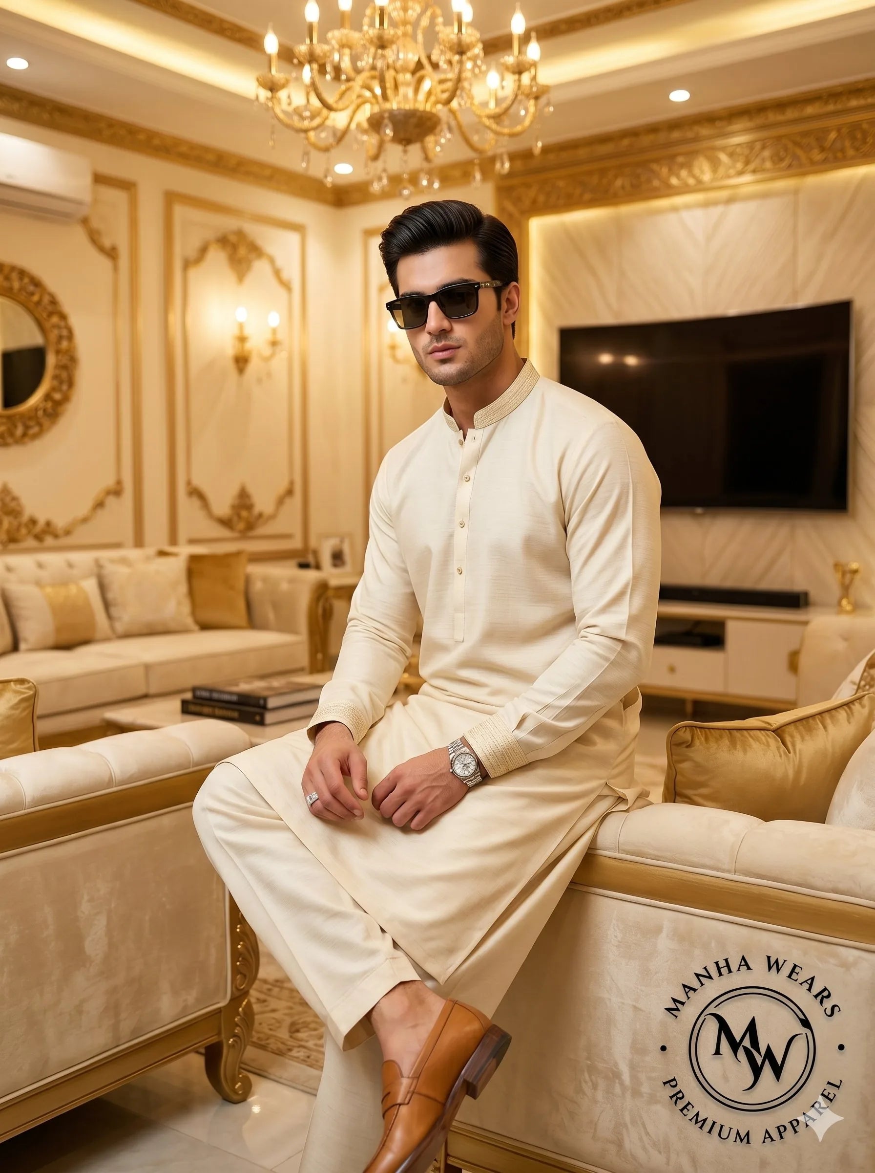 Soft Cream Wash & Wear— Premium Apparel | Unstitched