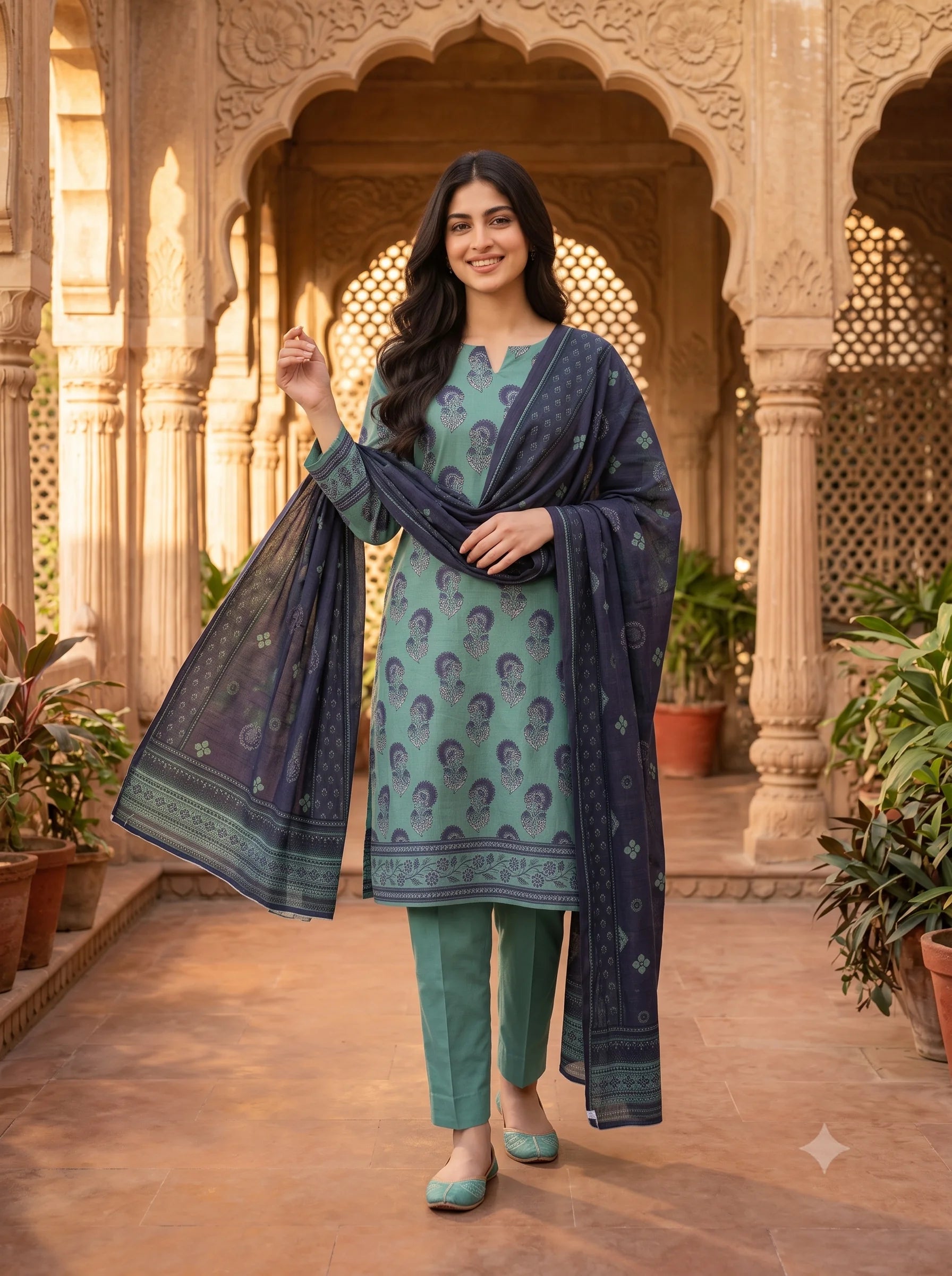 Emerald Mist -3 Piece