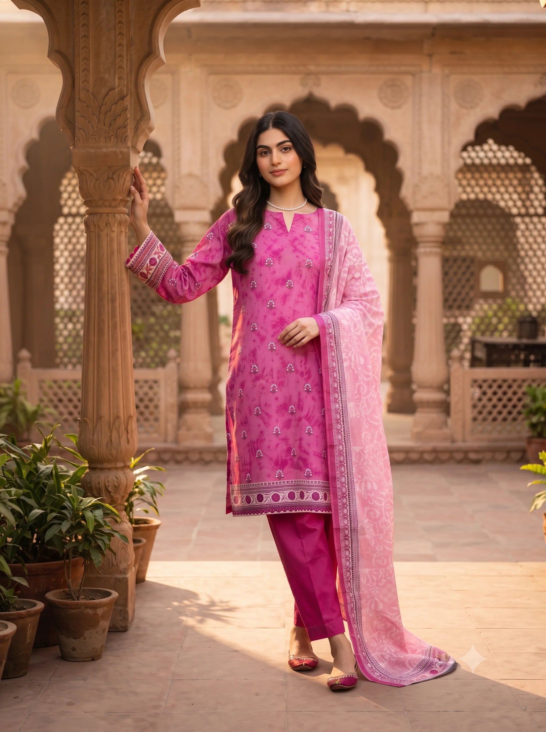Rose Pink - 3 Piece