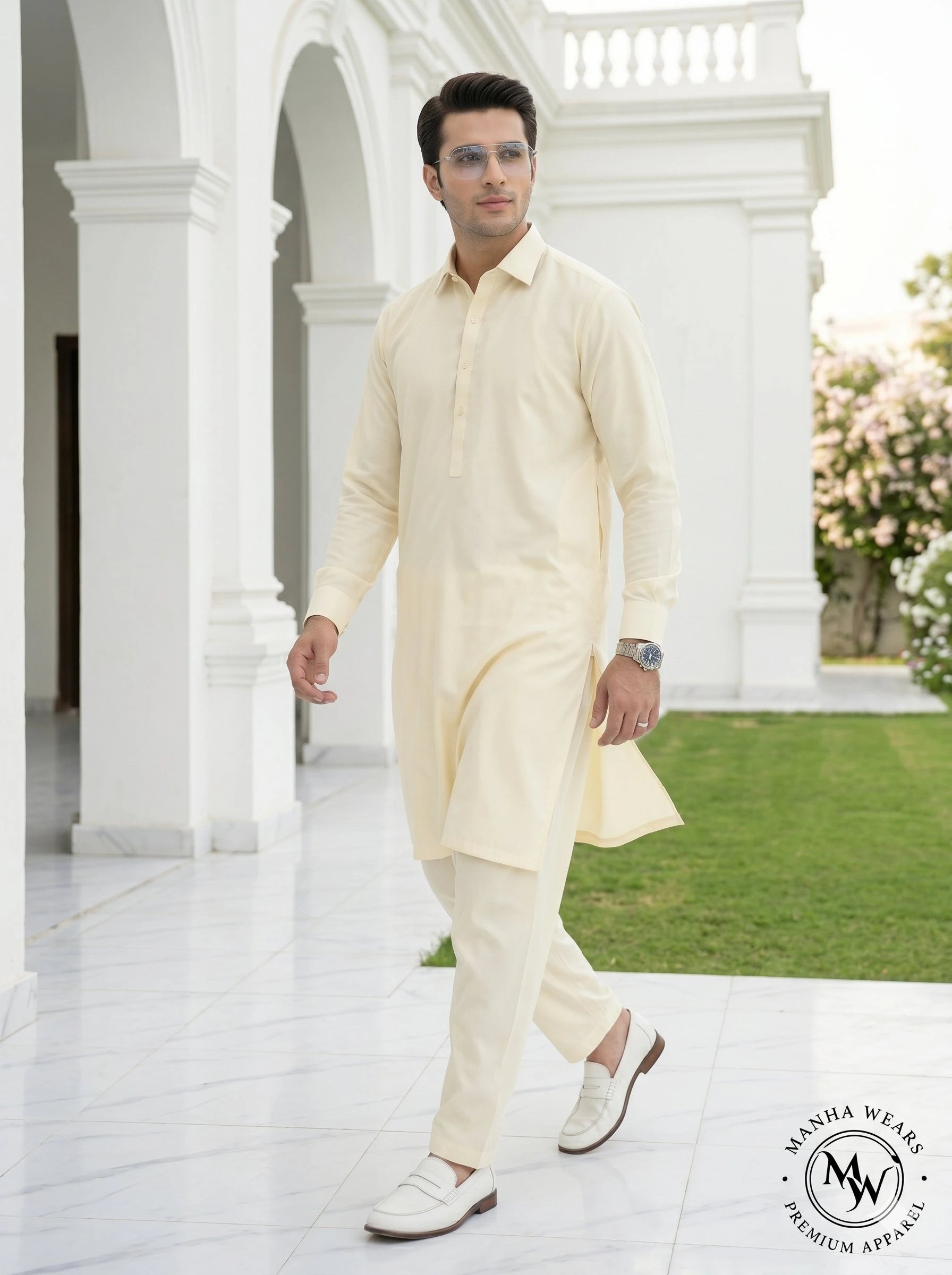 Soft Cream  Wash & Wear— Premium Apparel | Unstitched