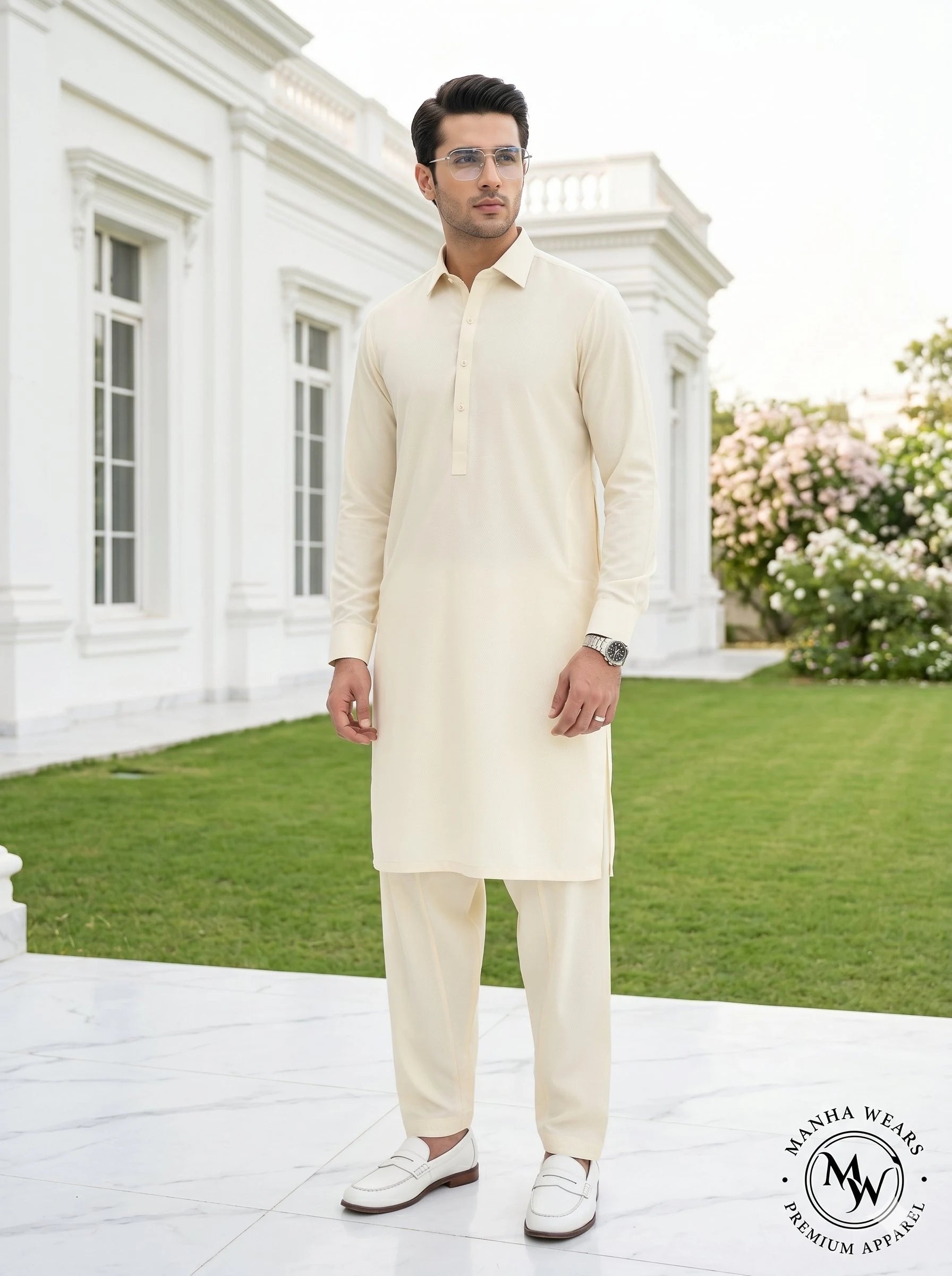 Soft Cream  Wash & Wear— Premium Apparel | Unstitched
