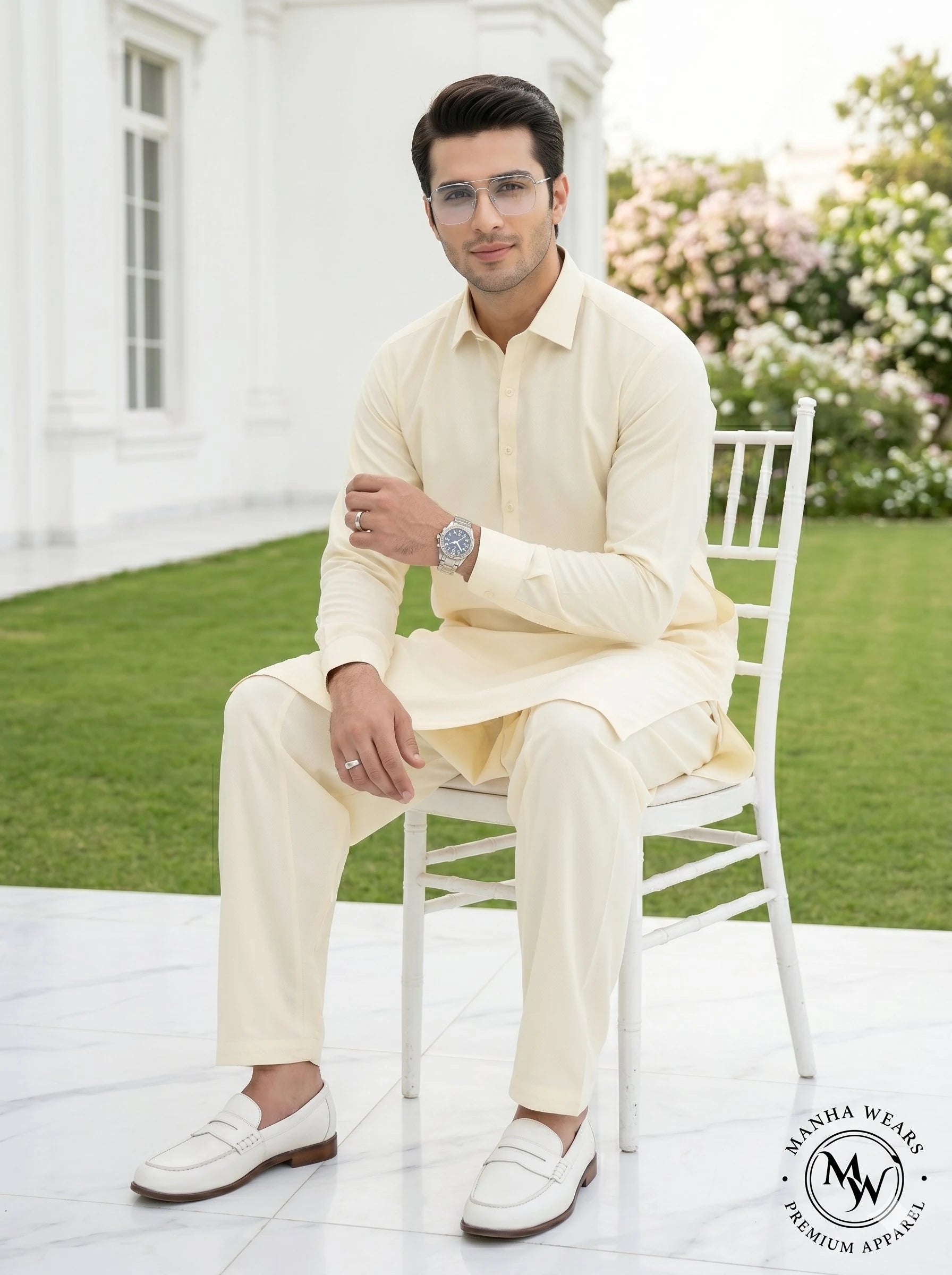 Soft Cream  Wash & Wear— Premium Apparel | Unstitched