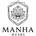 Manha Wears logo with a decorative emblem on a white background